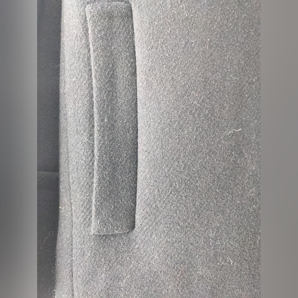 J.Crew Black Wool City Coat size 0 - Picture 4 of 10